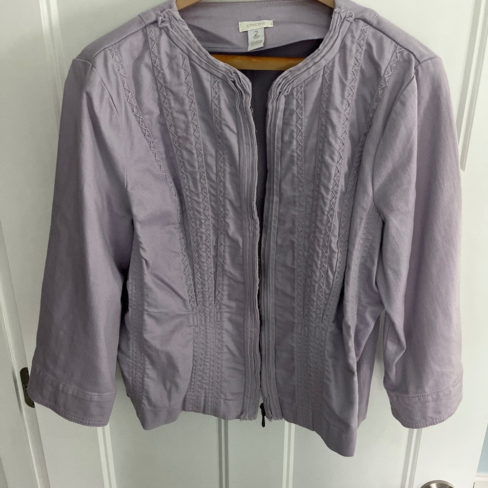 Chico’s Lilac jean jacket